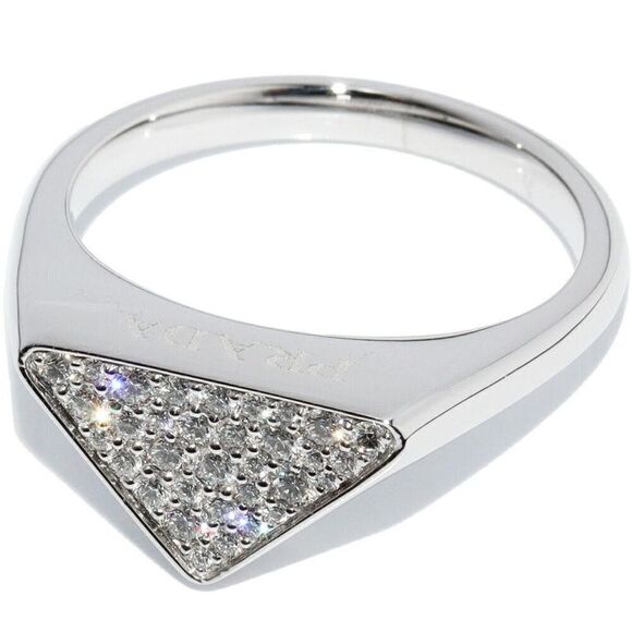 Pre Loved prada Women white | white Rings - Picture 1 of 5
